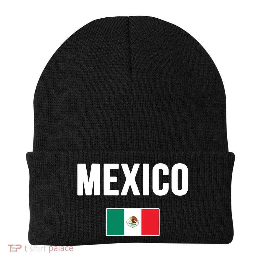 Mexico Mexican Flag Beanie