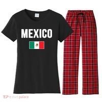 Mexico Mexican Flag Women's Flannel Pajama Set thumb 0