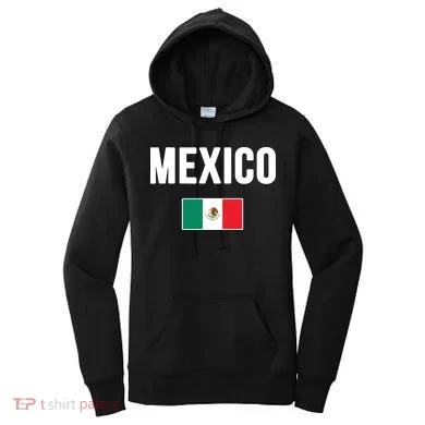 Mexico Mexican Flag Women's Hoodie