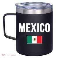 Mexico Mexican Flag 12oz Stainless Steel Coffee Mug thumb 2