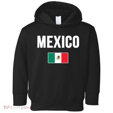 Mexico Mexican Flag Toddler Hoodie