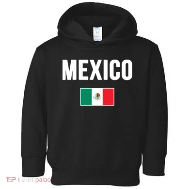 Mexico Mexican Flag Toddler Hoodie