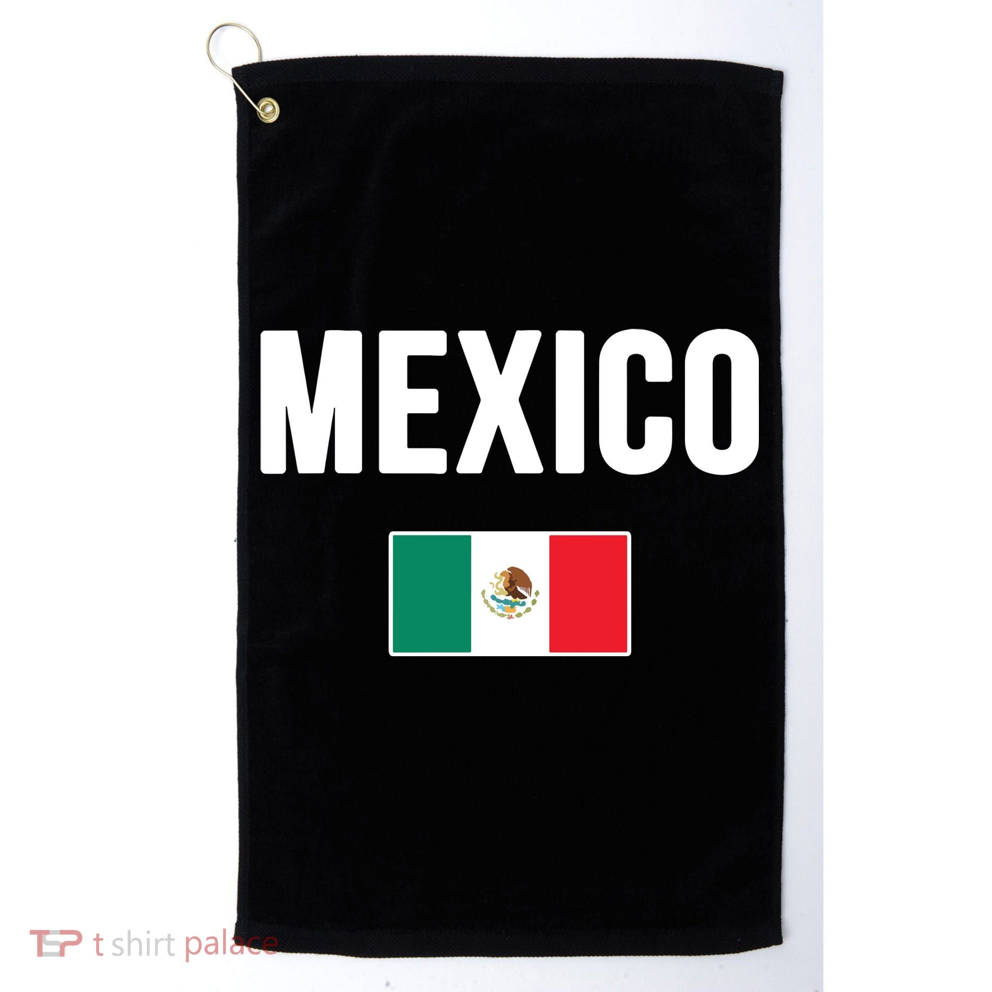 Mexico Mexican Flag Golf Towel