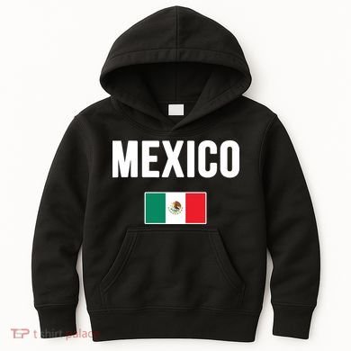 Mexico Mexican Flag Kids Hoodie