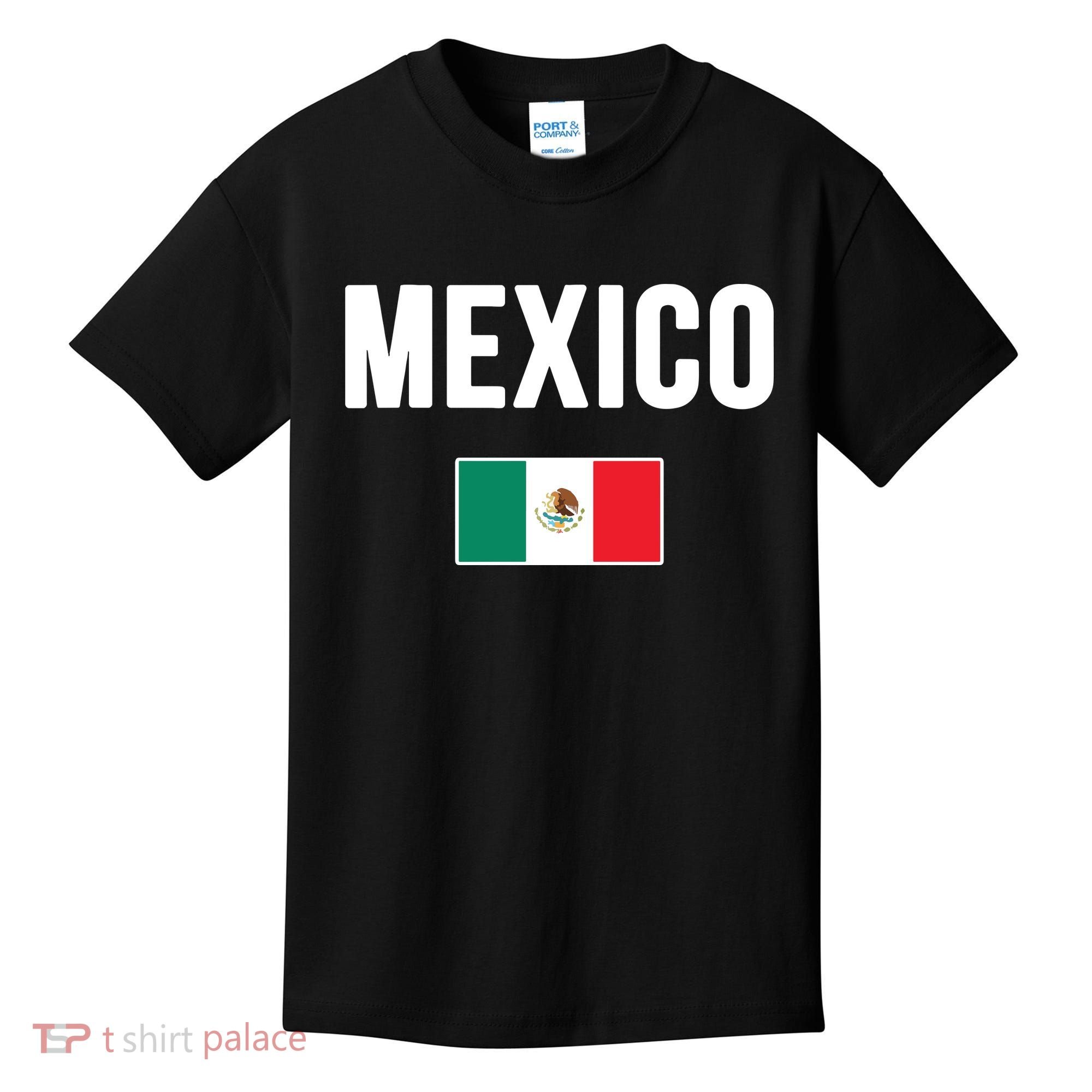 Mexico Mexican Flag Kids T-Shirt