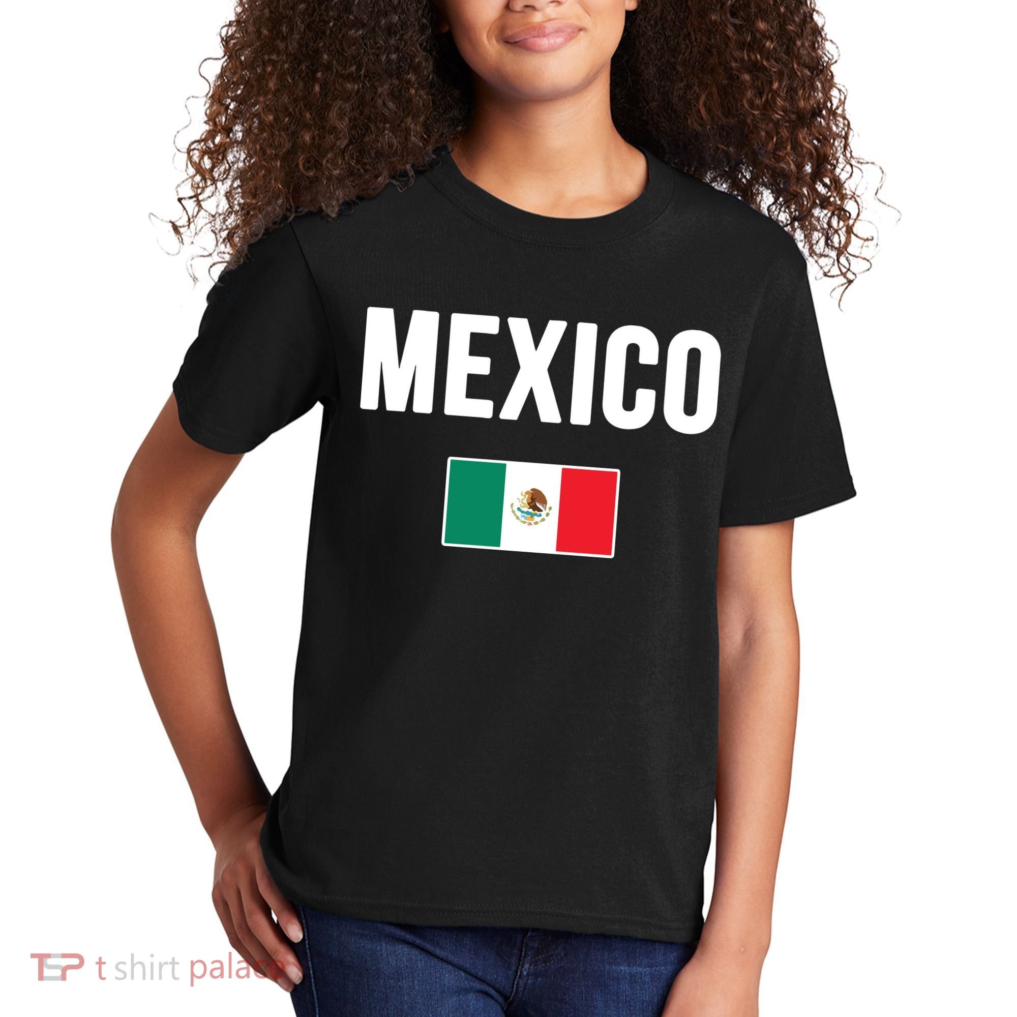 Mexico Mexican Flag Kids T-Shirt
