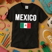 Mexico Mexican Flag Kids T-Shirt thumb 3