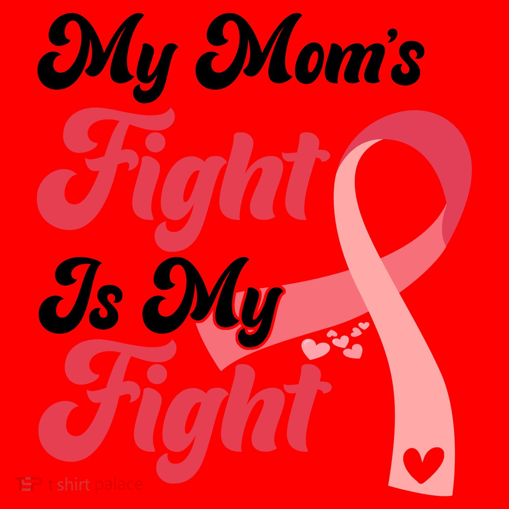 My Moms Fight Is My Fight Cancer Support Santa Hat