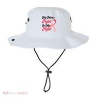 My Moms Fight Is My Fight Cancer Support Bucket Hat thumb 0