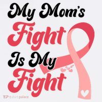 My Moms Fight Is My Fight Cancer Support Mousepad thumb 1