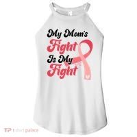 My Moms Fight Is My Fight Cancer Support Women's Perfect Tri Rocker Tank thumb 0