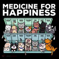 My Medicine For Happiness Called Cats Every Day Kitten Cat Women's Hoodie thumb 2
