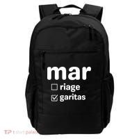 Marriage Margaritas Funny Backpack thumb 0