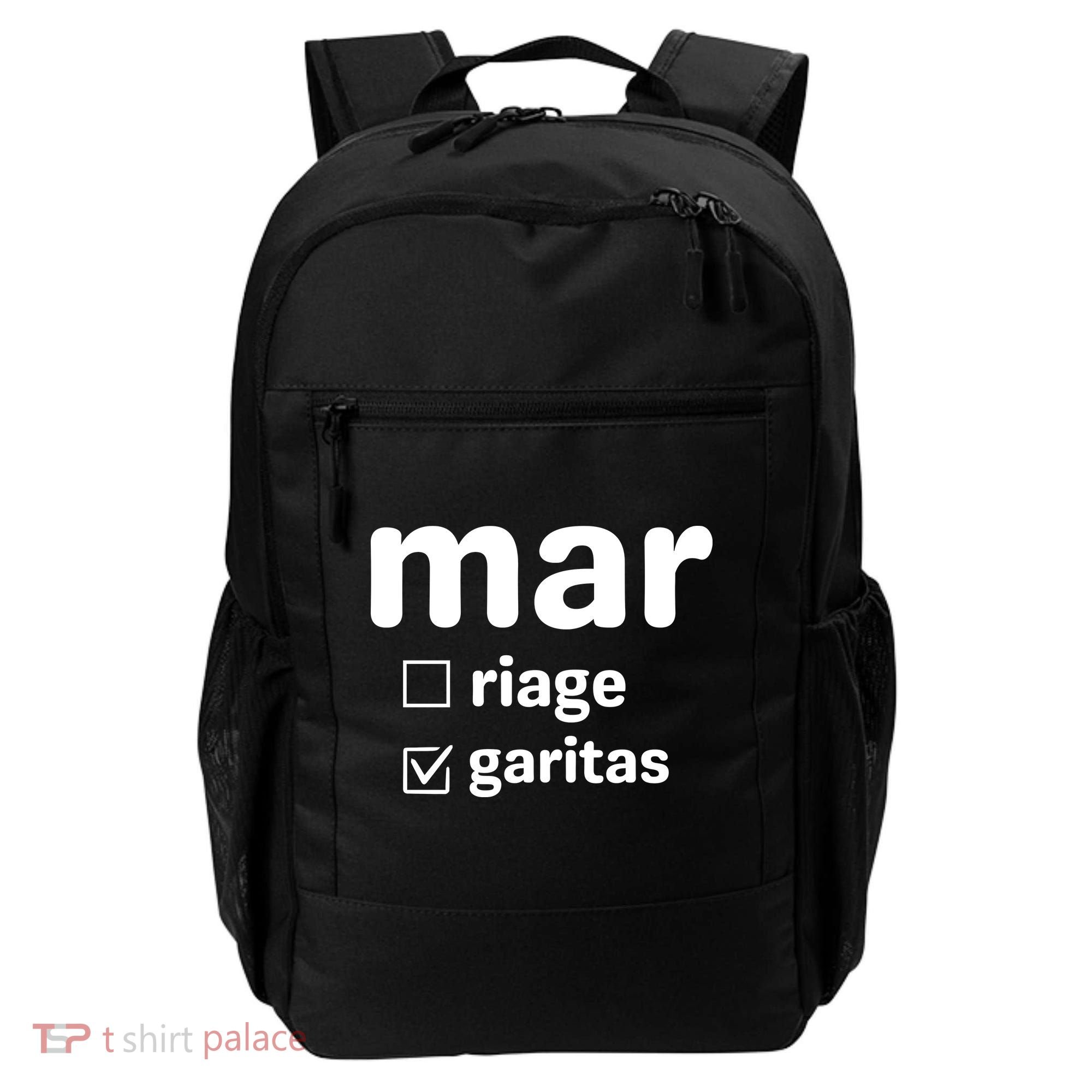 Marriage Margaritas Funny Backpack