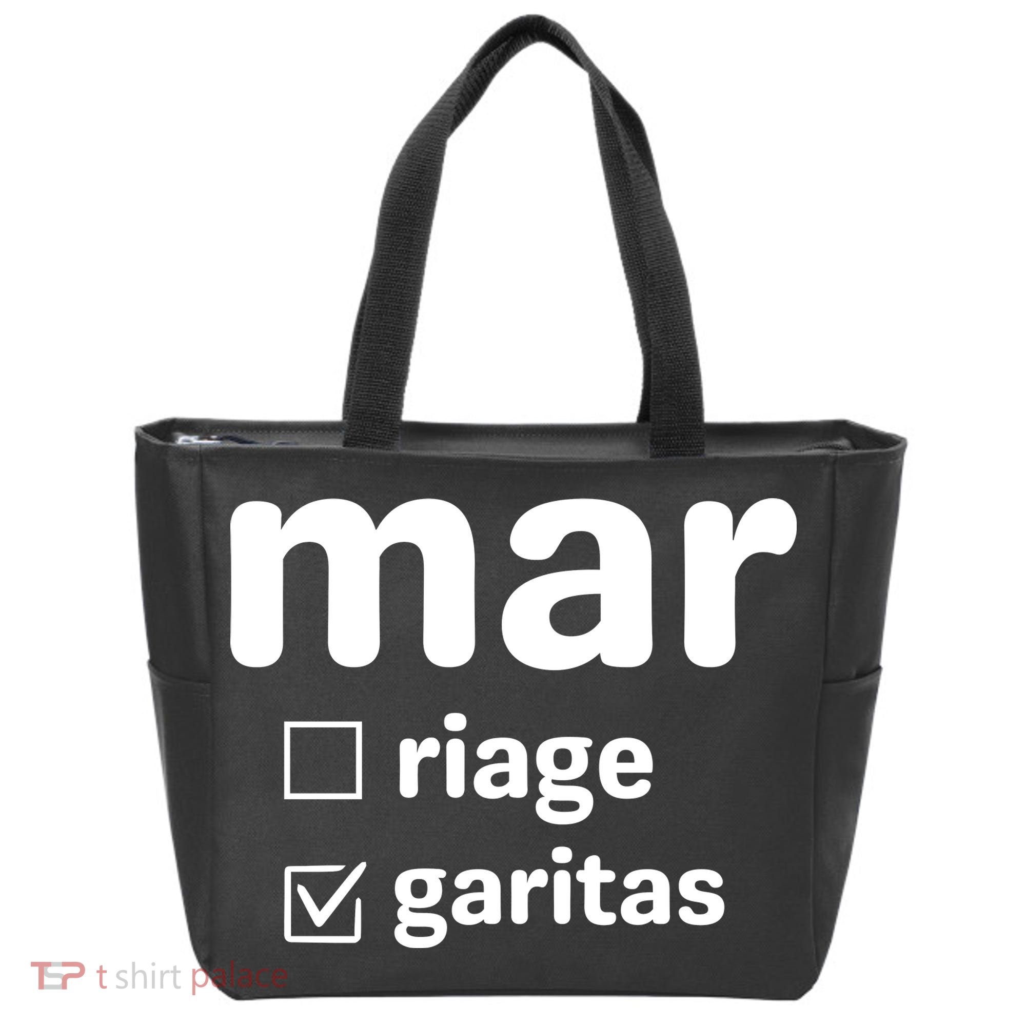 Marriage Margaritas Funny Tote Bag