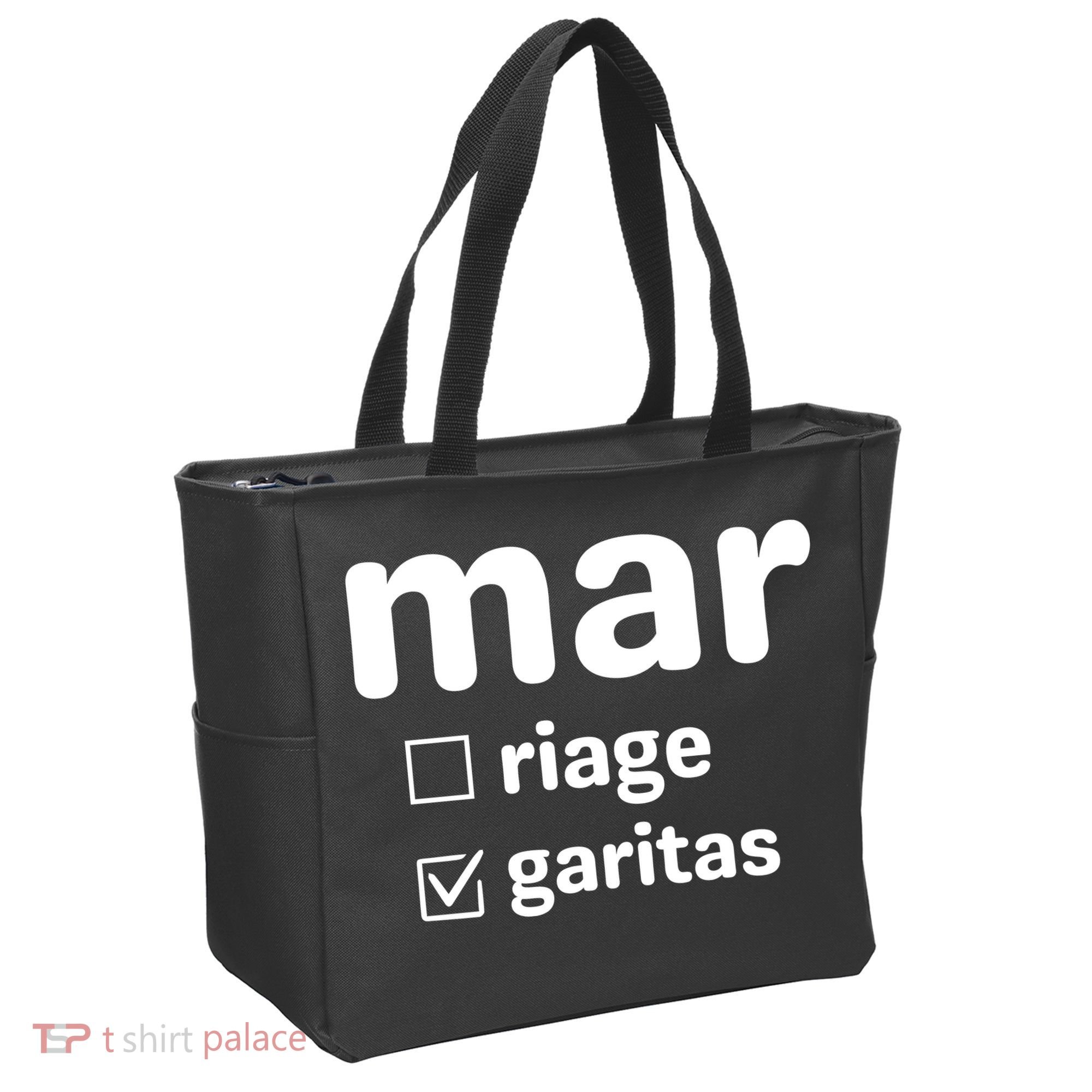 Marriage Margaritas Funny Tote Bag