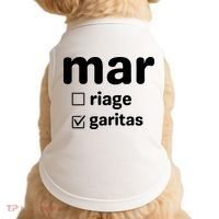 Marriage Margaritas Funny Doggie Tank thumb 0