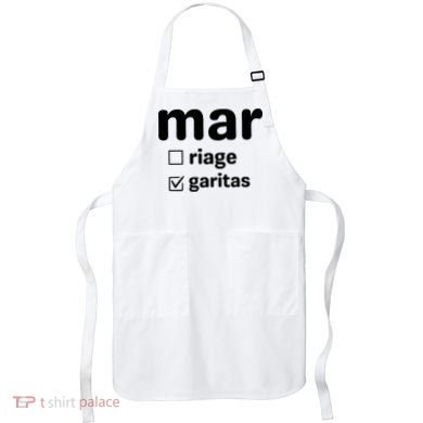 Marriage Margaritas Funny Apron
