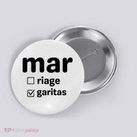 Marriage Margaritas Funny Button thumb 0