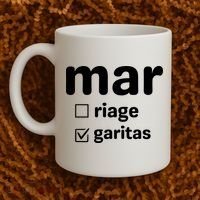 Marriage Margaritas Funny Coffee Mug thumb 2