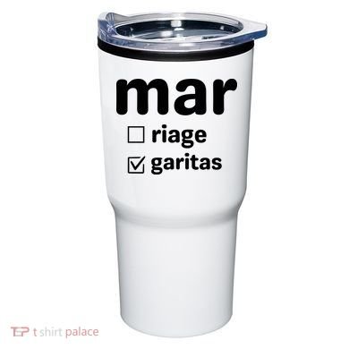 Marriage Margaritas Funny Tumbler