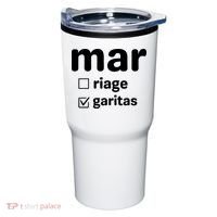 Marriage Margaritas Funny Tumbler thumb 0