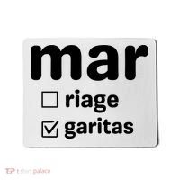 Marriage Margaritas Funny Mousepad thumb 0