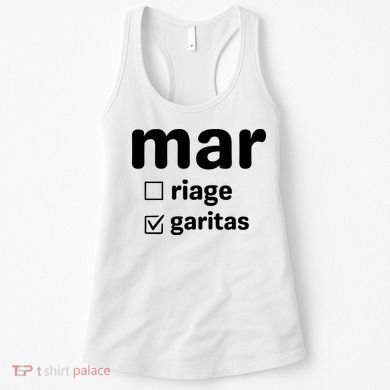 Marriage Margaritas Funny Women's Tank Top