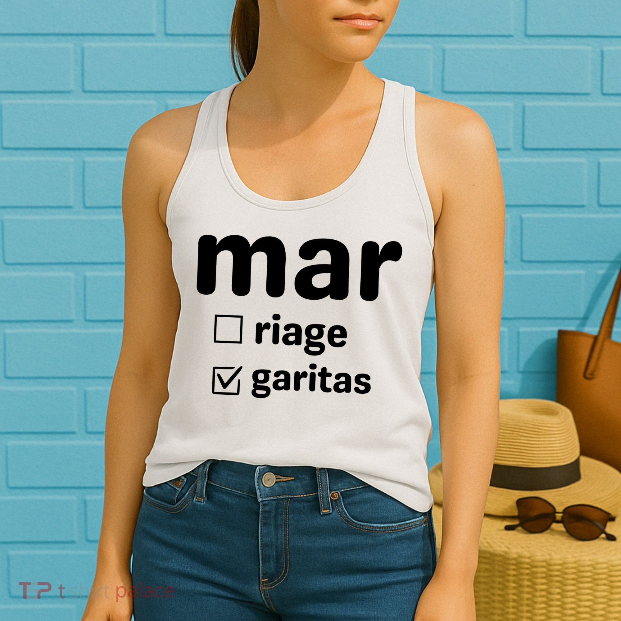 Marriage Margaritas Funny Women's Tank Top