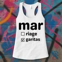 Marriage Margaritas Funny Women's Tank Top thumb 3