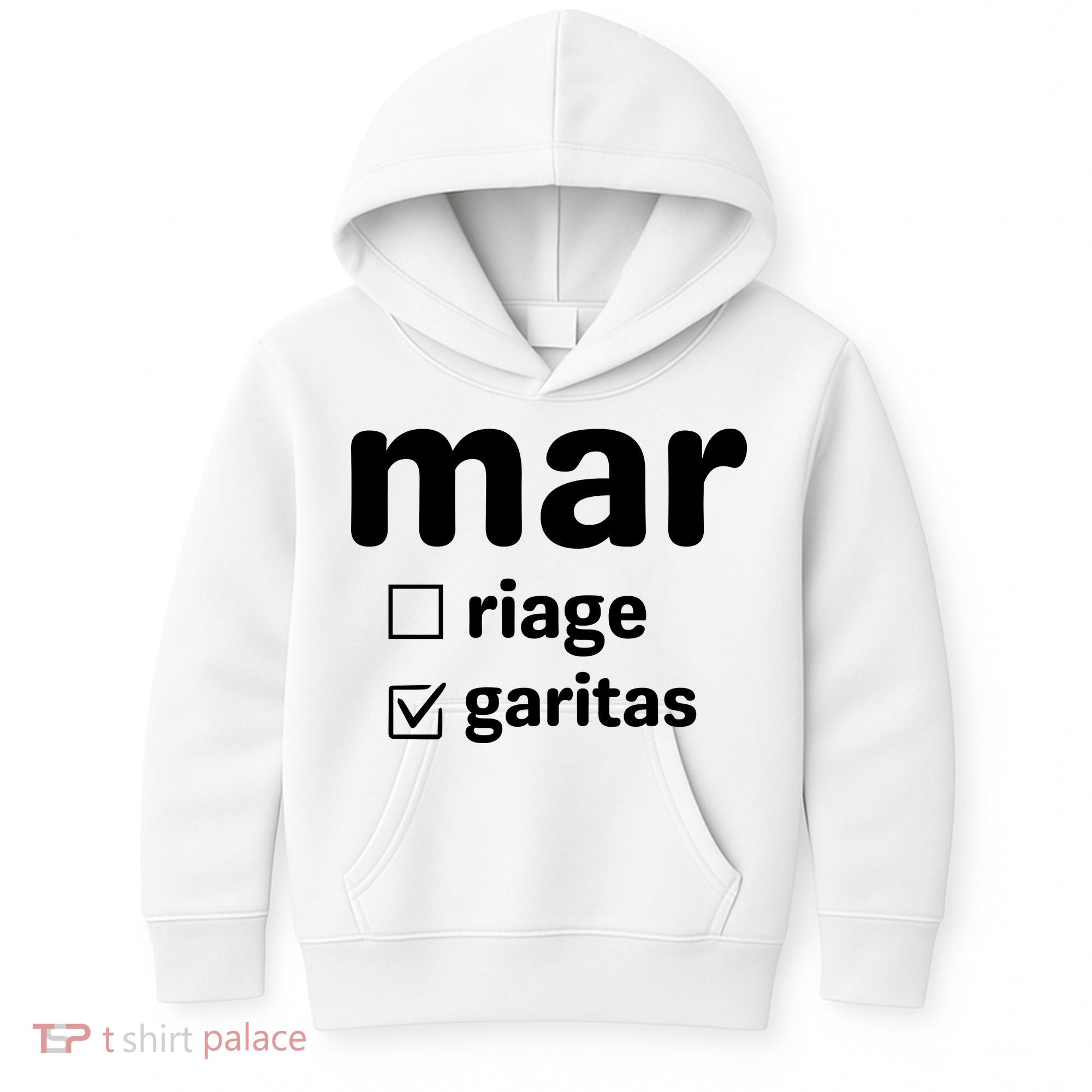 Marriage Margaritas Funny Kids Hoodie