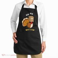 Meow Meow Funny Turkey Thanksgiving Apron thumb 2