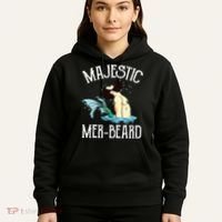 Majestic Merbeard Funny Merman Manly Merman Hoodie thumb 5