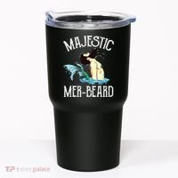 Majestic Merbeard Funny Merman Manly Merman Tumbler thumb 0