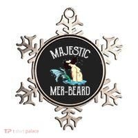 Majestic Merbeard Funny Merman Manly Merman Ornament thumb 0