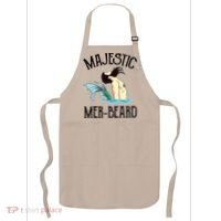 Majestic Merbeard Funny Merman Manly Merman Apron thumb 0