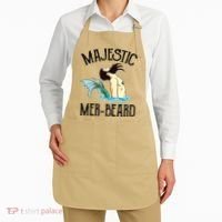 Majestic Merbeard Funny Merman Manly Merman Apron thumb 2