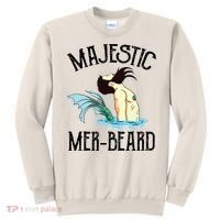 Majestic Merbeard Funny Merman Manly Merman Sweatshirt thumb 0