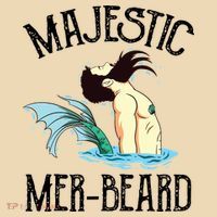 Majestic Merbeard Funny Merman Manly Merman Sweatshirt thumb 2