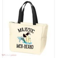 Majestic Merbeard Funny Merman Manly Merman Tote Bag thumb 3