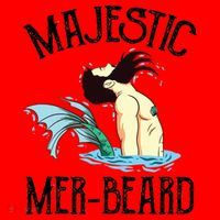 Majestic Merbeard Funny Merman Manly Merman Santa Hat thumb 1