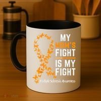 My Mom'S Fight Is My Fight Multiple Sclerosis Awareness Coffee Mug thumb 4