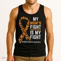 My Mom'S Fight Is My Fight Multiple Sclerosis Awareness Tank Top thumb 3