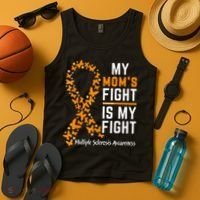 My Mom'S Fight Is My Fight Multiple Sclerosis Awareness Tank Top thumb 4