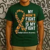 My Mom'S Fight Is My Fight Multiple Sclerosis Awareness T-Shirt thumb 3