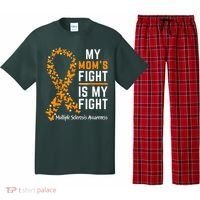 My Mom'S Fight Is My Fight Multiple Sclerosis Awareness Pajama Set thumb 0