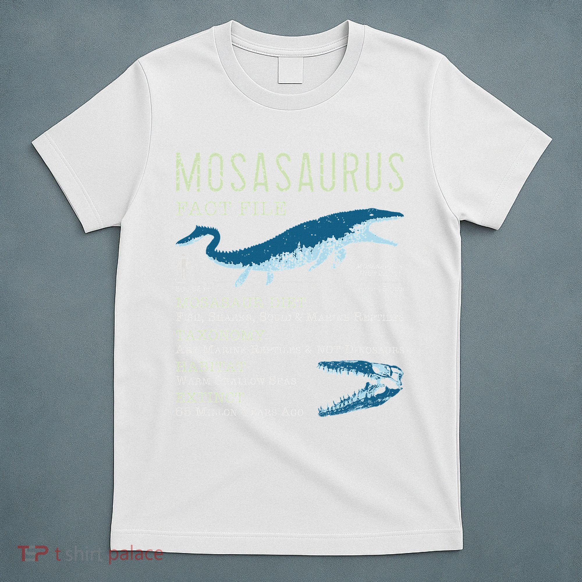 Mosasaurus Mosasaur Facts Jurassic Dinosaur T-Shirt