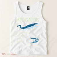 Mosasaurus Mosasaur Facts Jurassic Dinosaur Tank Top thumb 2