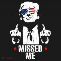 Missed Me Finger Trump 2024 Take America Back Pennsylvania Rally Long Sleeve Shirt thumb 2