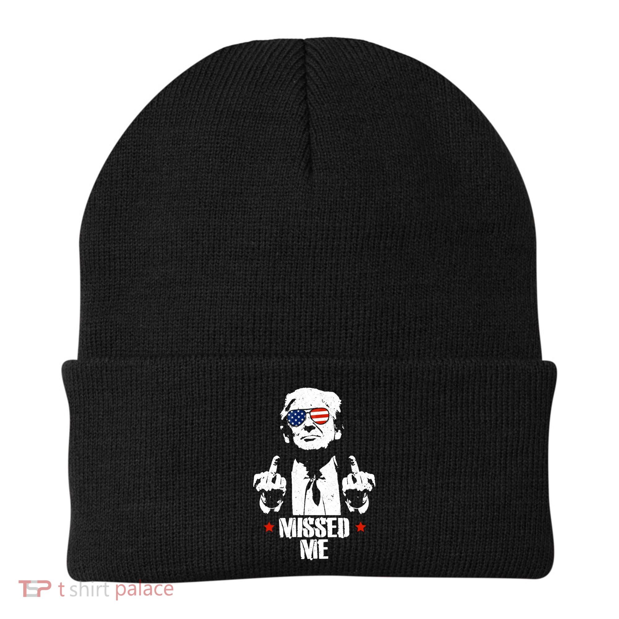 Missed Me Finger Trump 2024 Take America Back Pennsylvania Rally Beanie